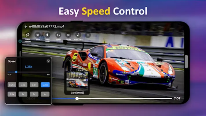 HD video player all formats android App screenshot 2